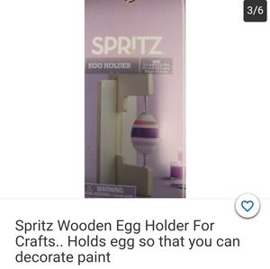Small wooden egg holder/Crafts/New( You get 2 )